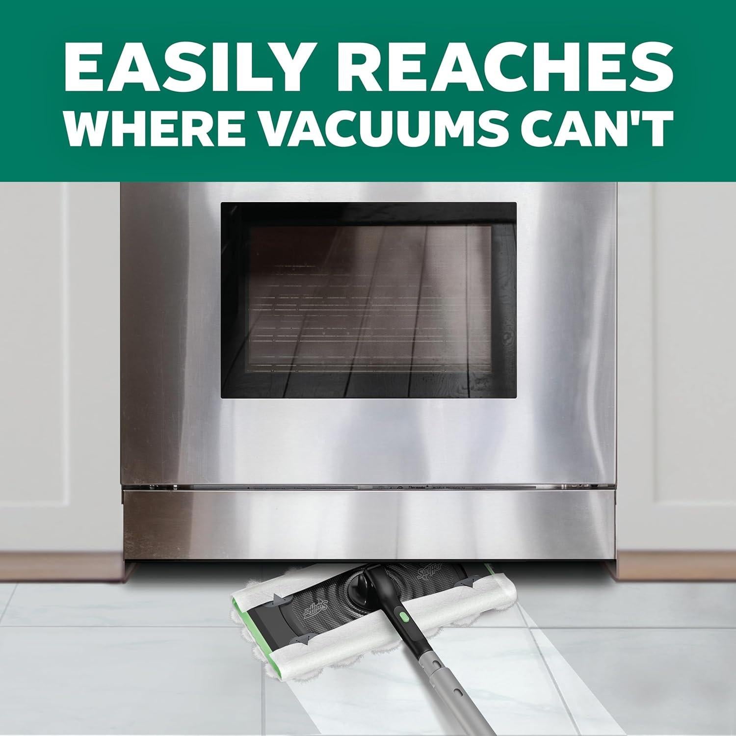 Swiffer Deluxe Kit 2-en-1 para Barrer y Trapear Pisos