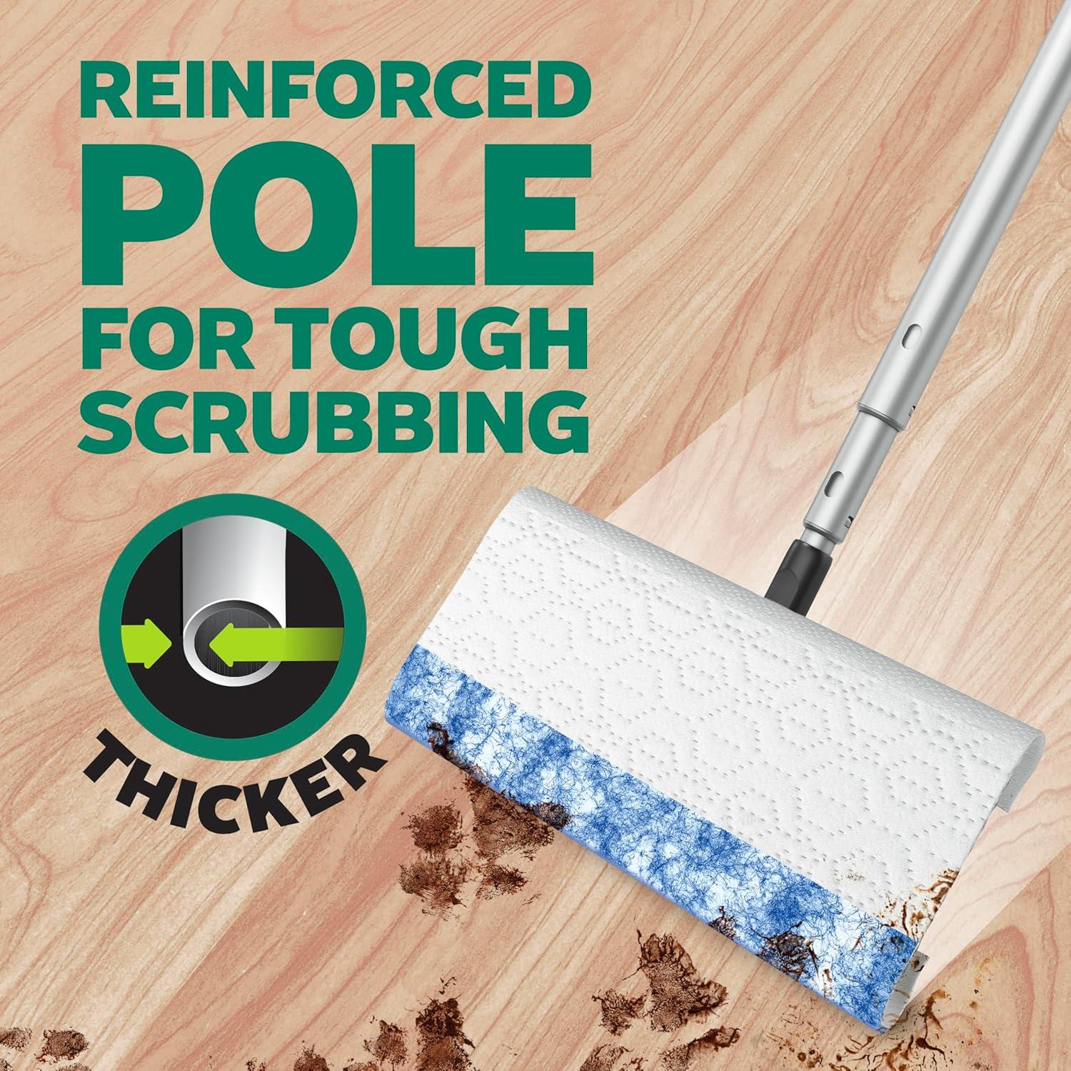 Swiffer Deluxe Kit 2-en-1 para Barrer y Trapear Pisos