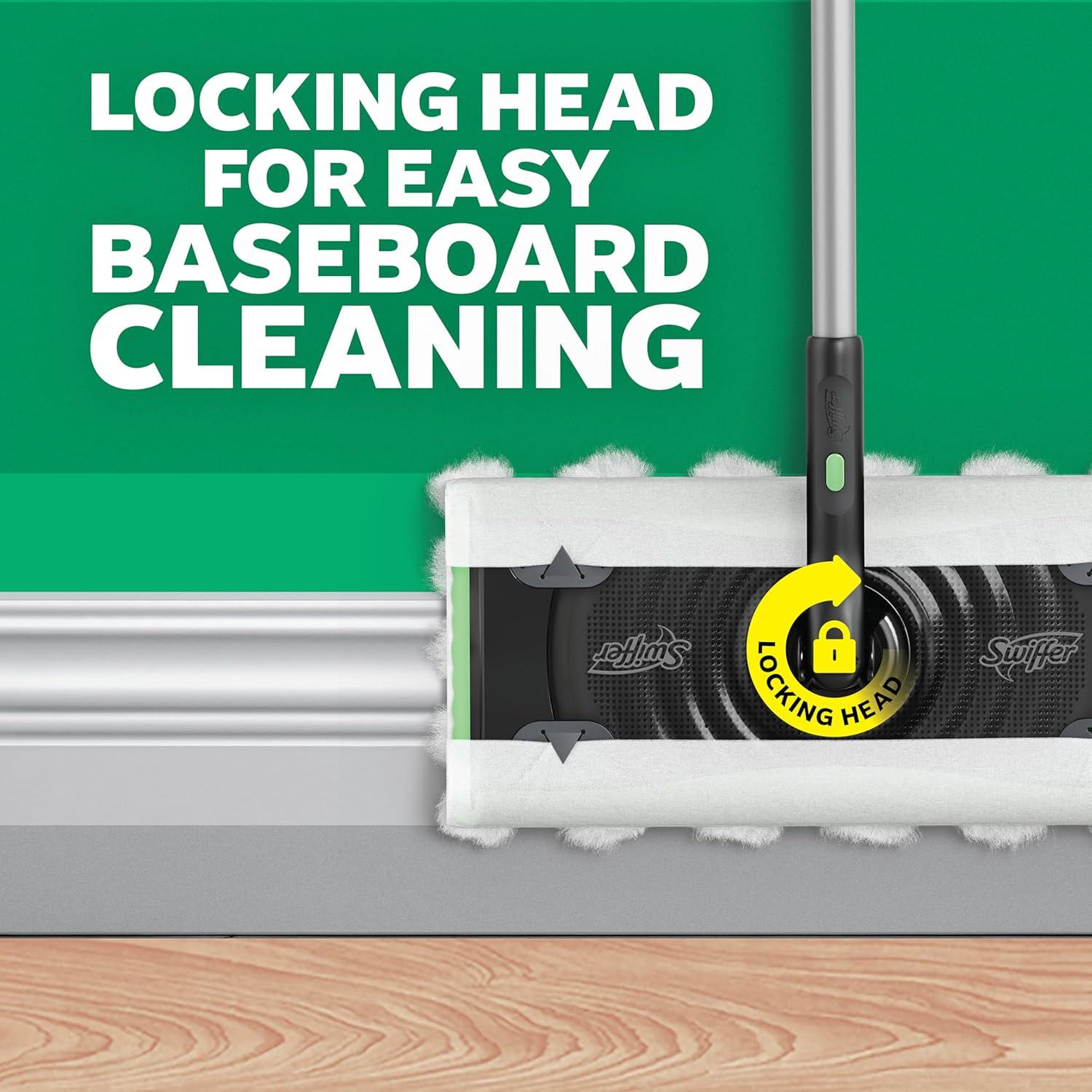 Swiffer Deluxe Kit 2-en-1 para Barrer y Trapear Pisos