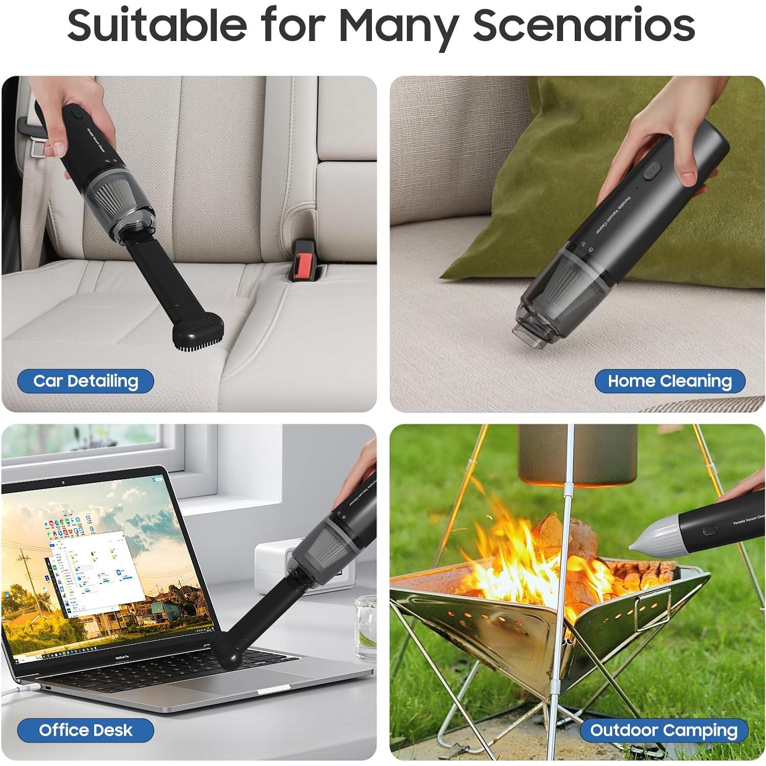 Aspiradora de Mano Inalámbrica A9life SY01-Q8 con Filtro HEPA