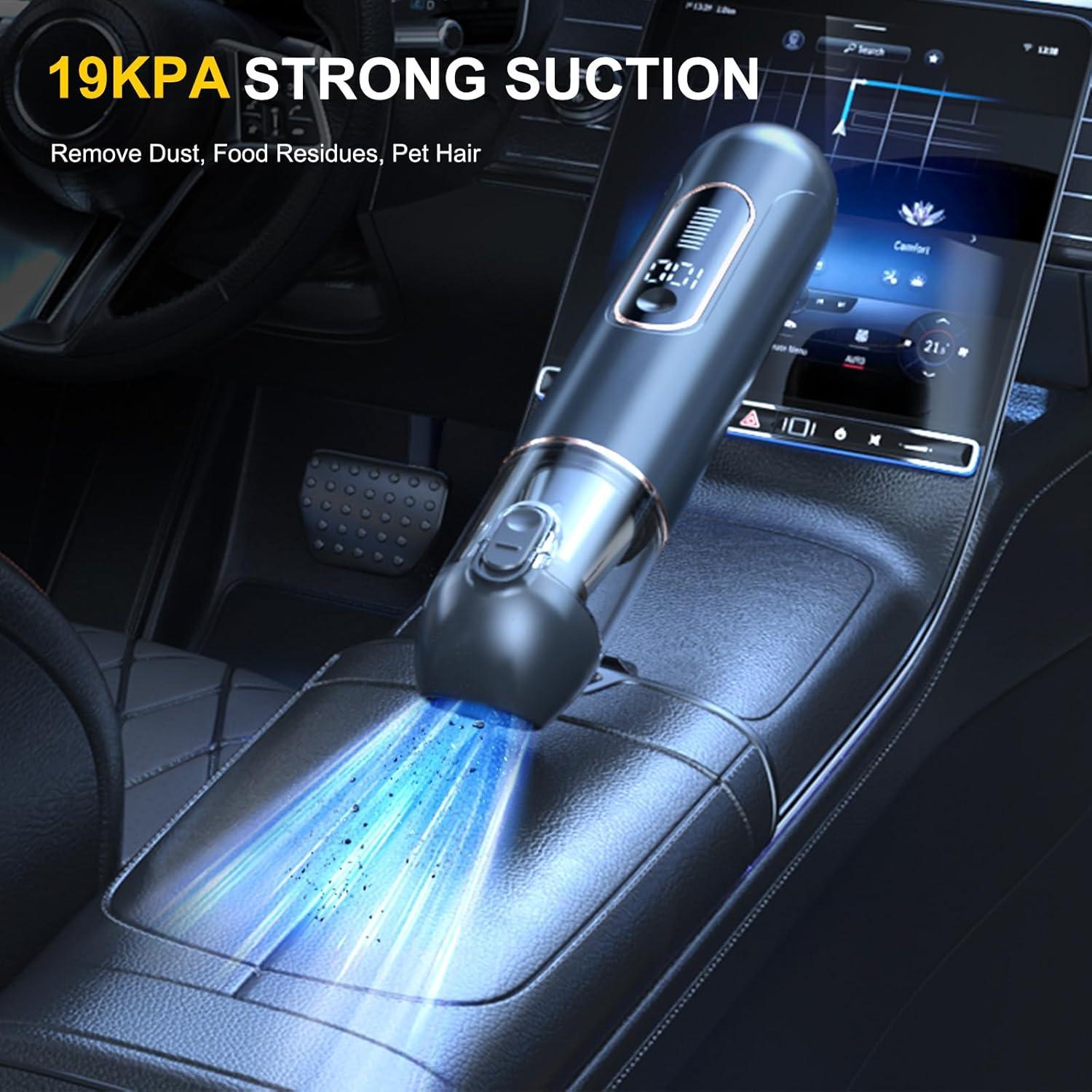 Aspiradora de Mano Inalámbrica Ederfun L-19 19000PA 4-en-1