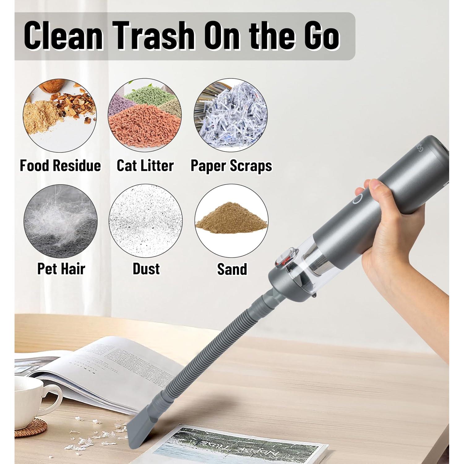 Aspiradora de Mano Inalámbrica GQIRIL GQ-4 en 1 10000PA