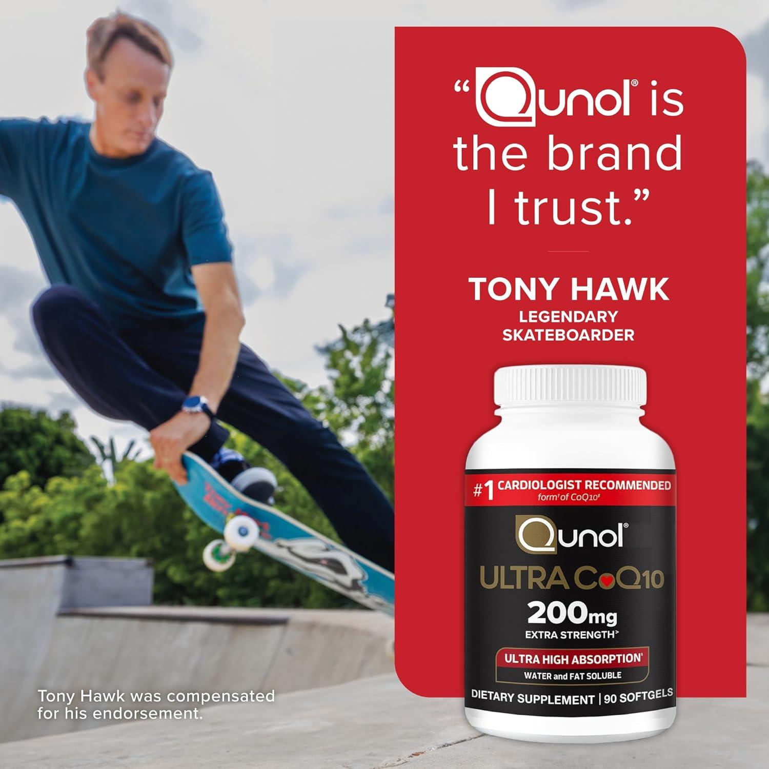 Suplemento CoQ10 Qunol 200mg Ultra Alta Absorción 60 Softgels