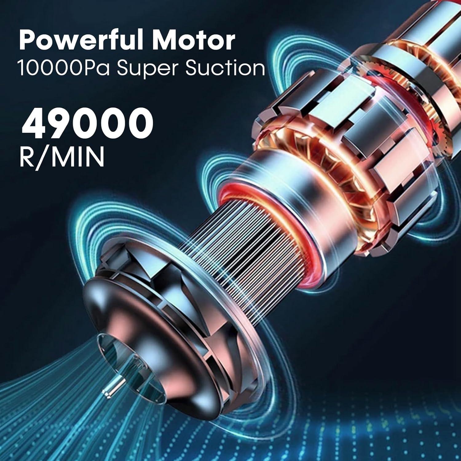 Aspiradora Portátil Inalámbrica Pemacom DW688 10,000Pa 0.82kg