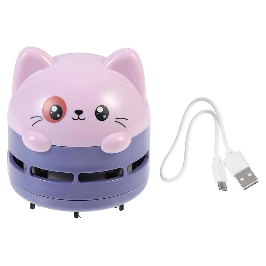 Aspiradora Mini Homoyoyo Portátil de Escritorio Violeta