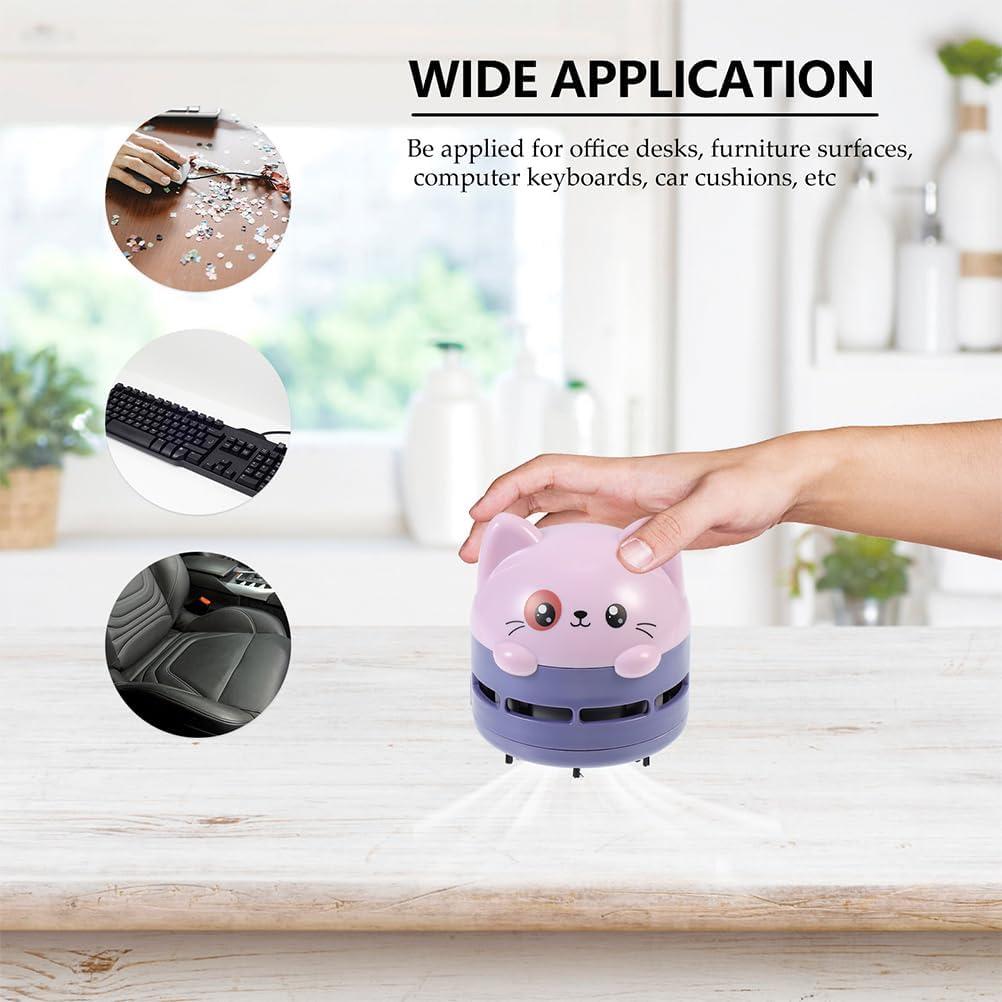 Aspiradora Mini Homoyoyo Portátil de Escritorio Violeta