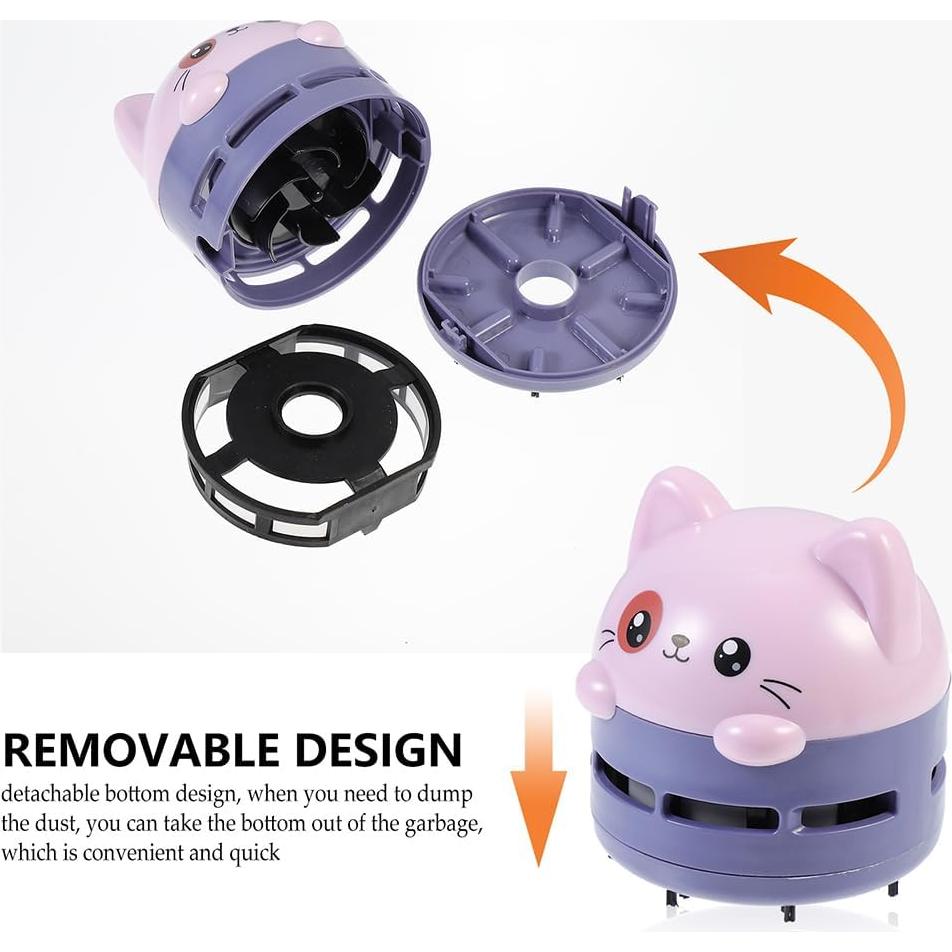 Aspiradora Mini Homoyoyo Portátil de Escritorio Violeta