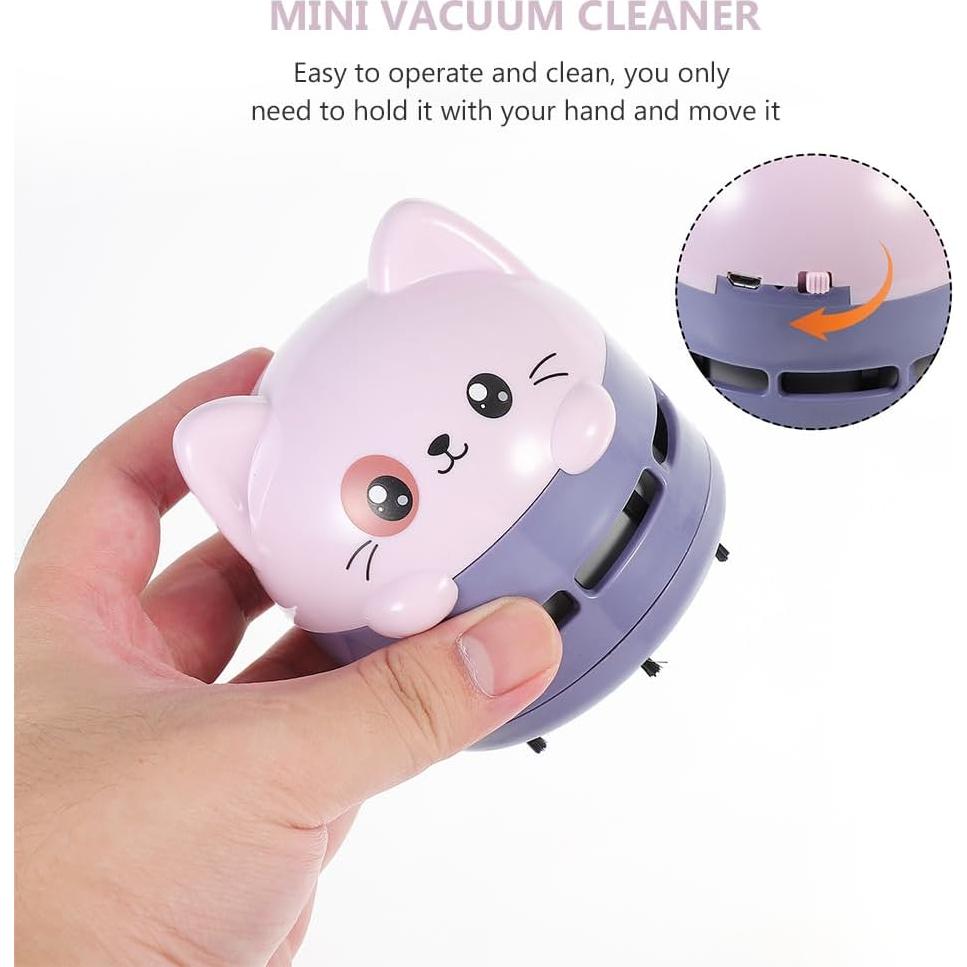 Aspiradora Mini Homoyoyo Portátil de Escritorio Violeta