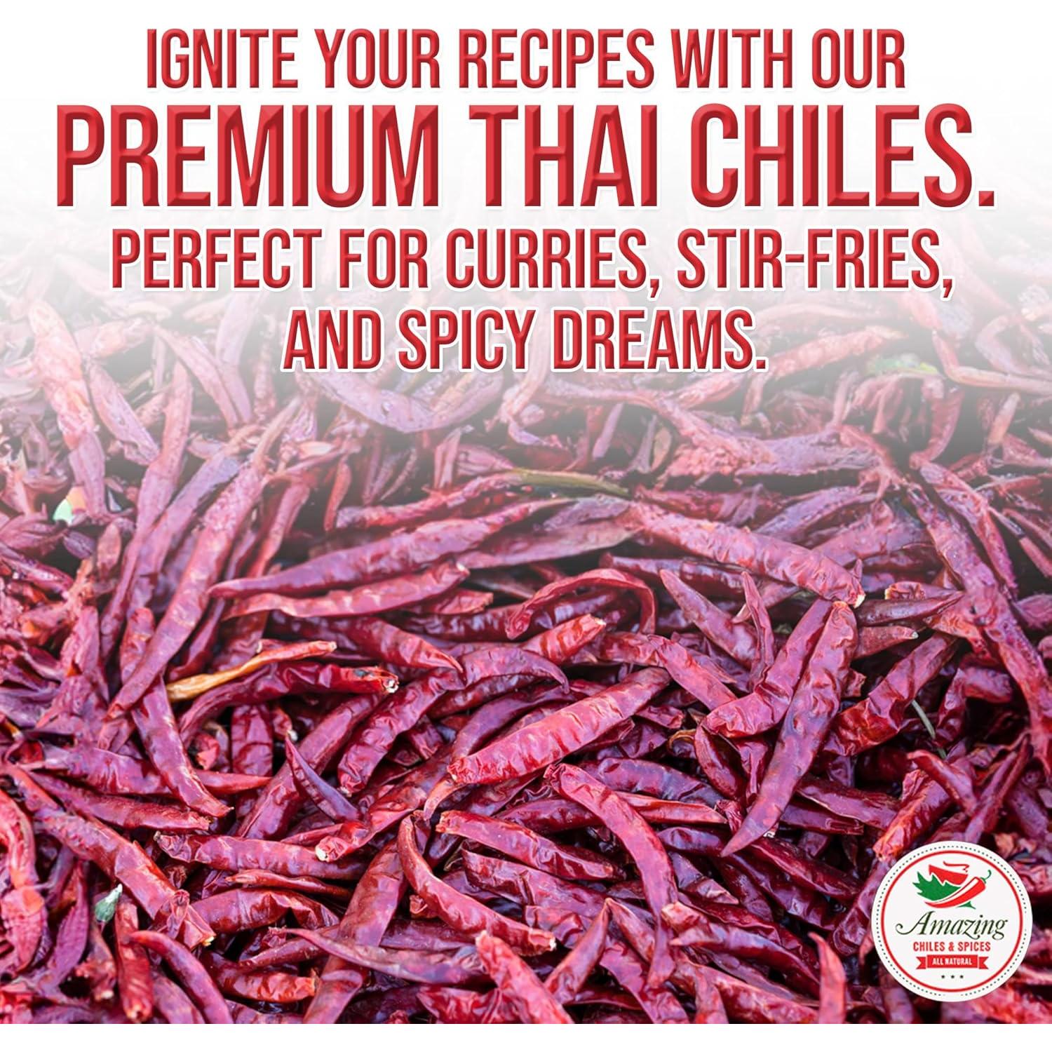 Pimientos Chiles Rojos Tailandeses Amazing Chiles 0.45 kg