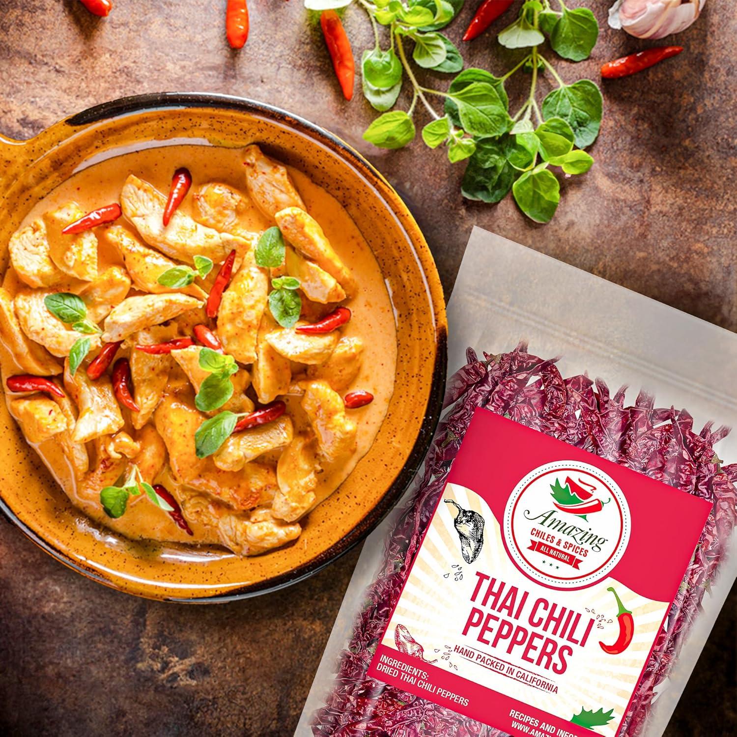 Pimientos Chiles Rojos Tailandeses Amazing Chiles 0.45 kg