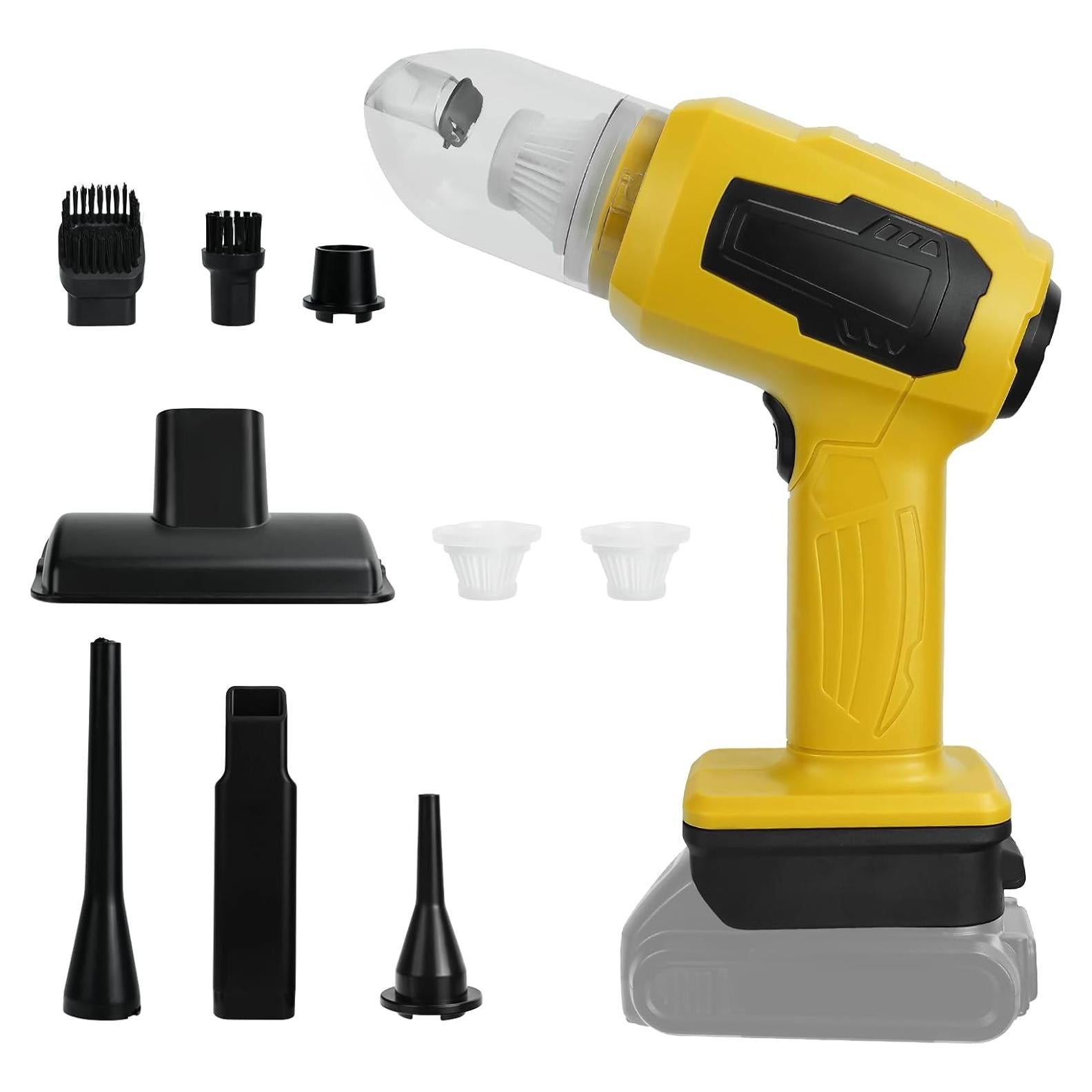 Aspiradora de Coche Inalámbrica IOHBThe DW068 120W 2 en 1