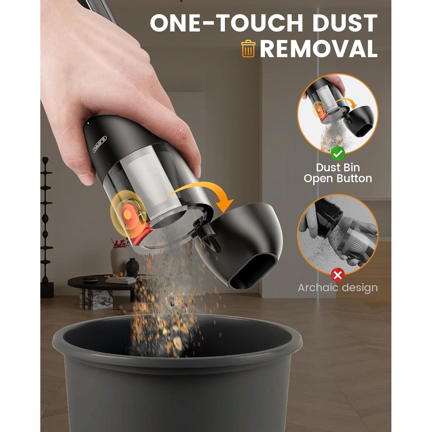 Aspiradora de Coche Inalámbrica CAFELE FJ-01 65W 45min