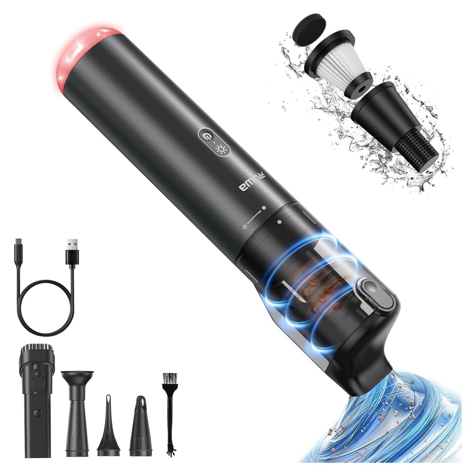 Aspiradora de Mano Inalámbrica Ruwa P17 Pro 300ml 120W