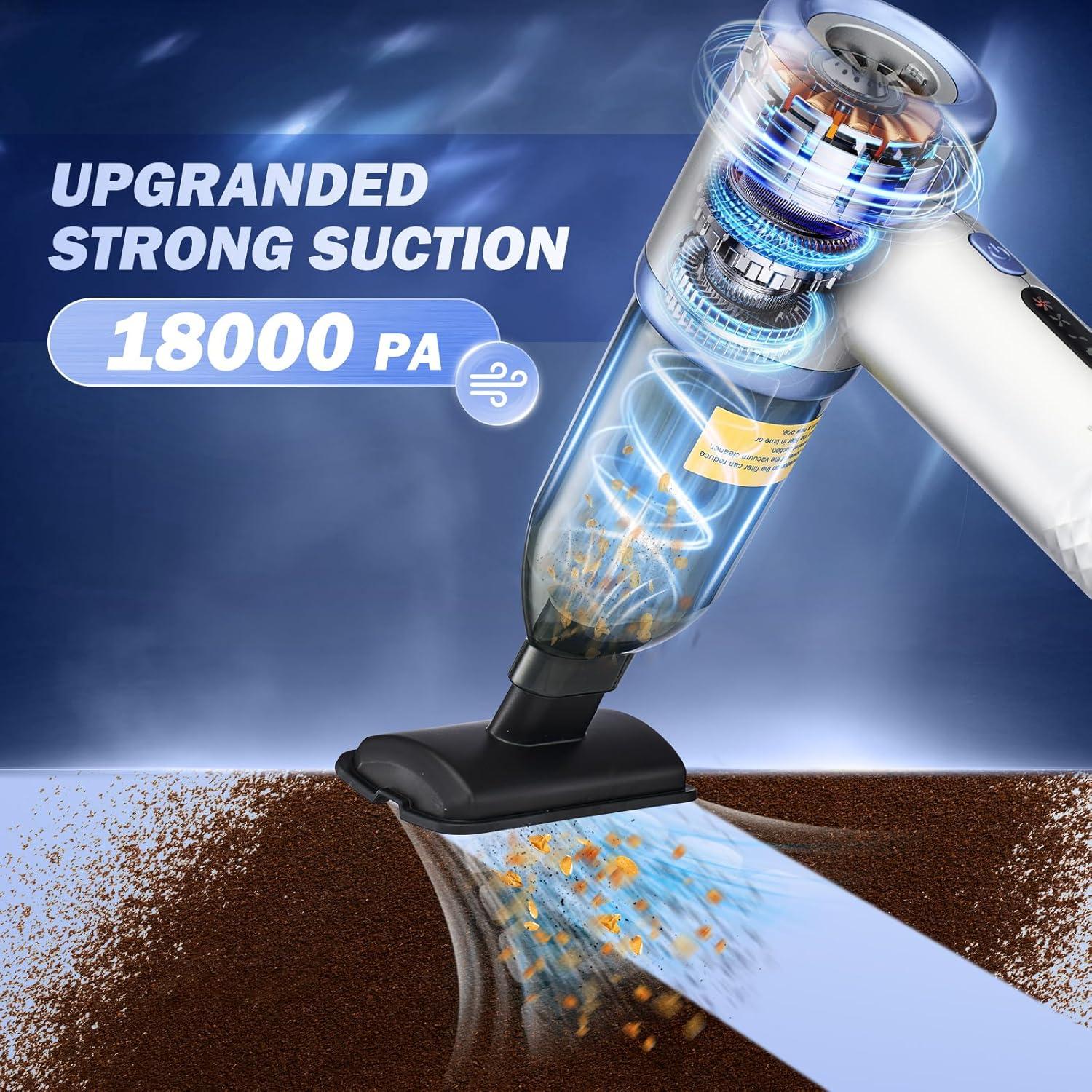 Aspiradora Portátil Inalámbrica SakerPlus DB-S03 18000Pa