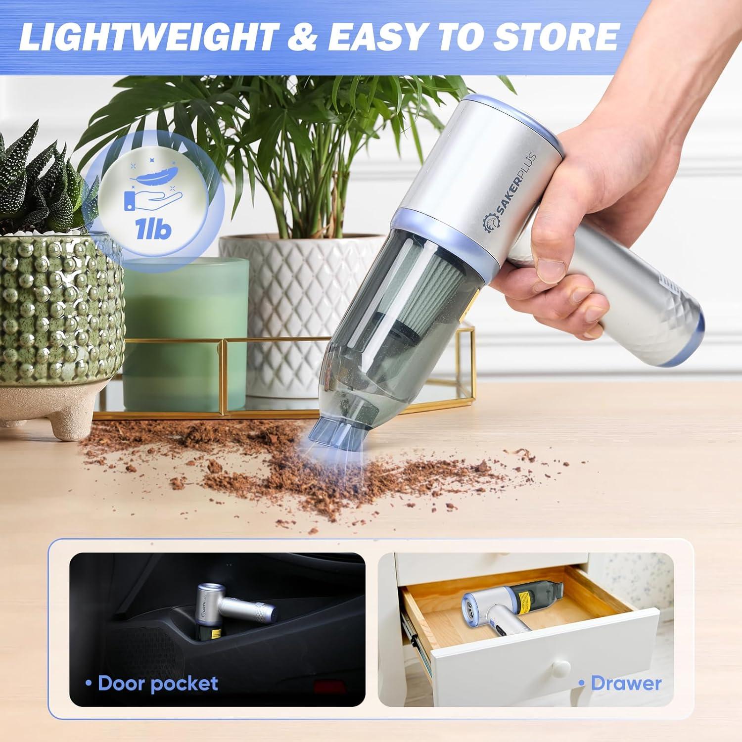 Aspiradora Portátil Inalámbrica SakerPlus DB-S03 18000Pa