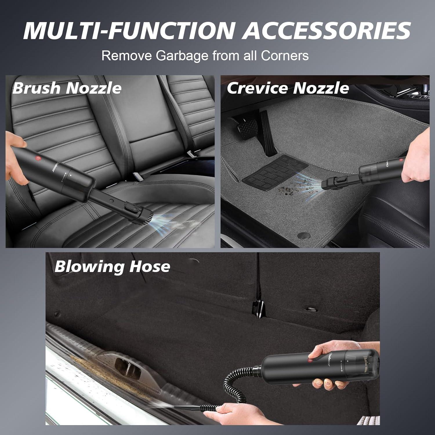 Aspiradora de Mano Inalámbrica Chuboor P10 70W 30min Negro