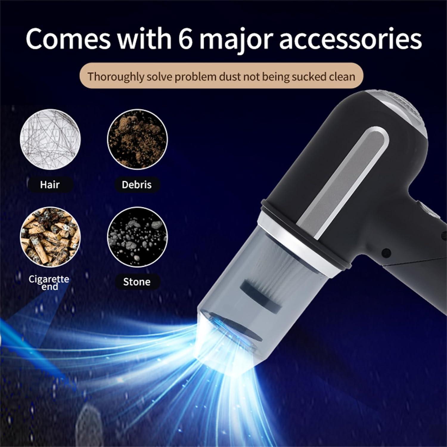 Aspiradora de Mano GIPIWYB GXCJ888 Recargable 2 en 1