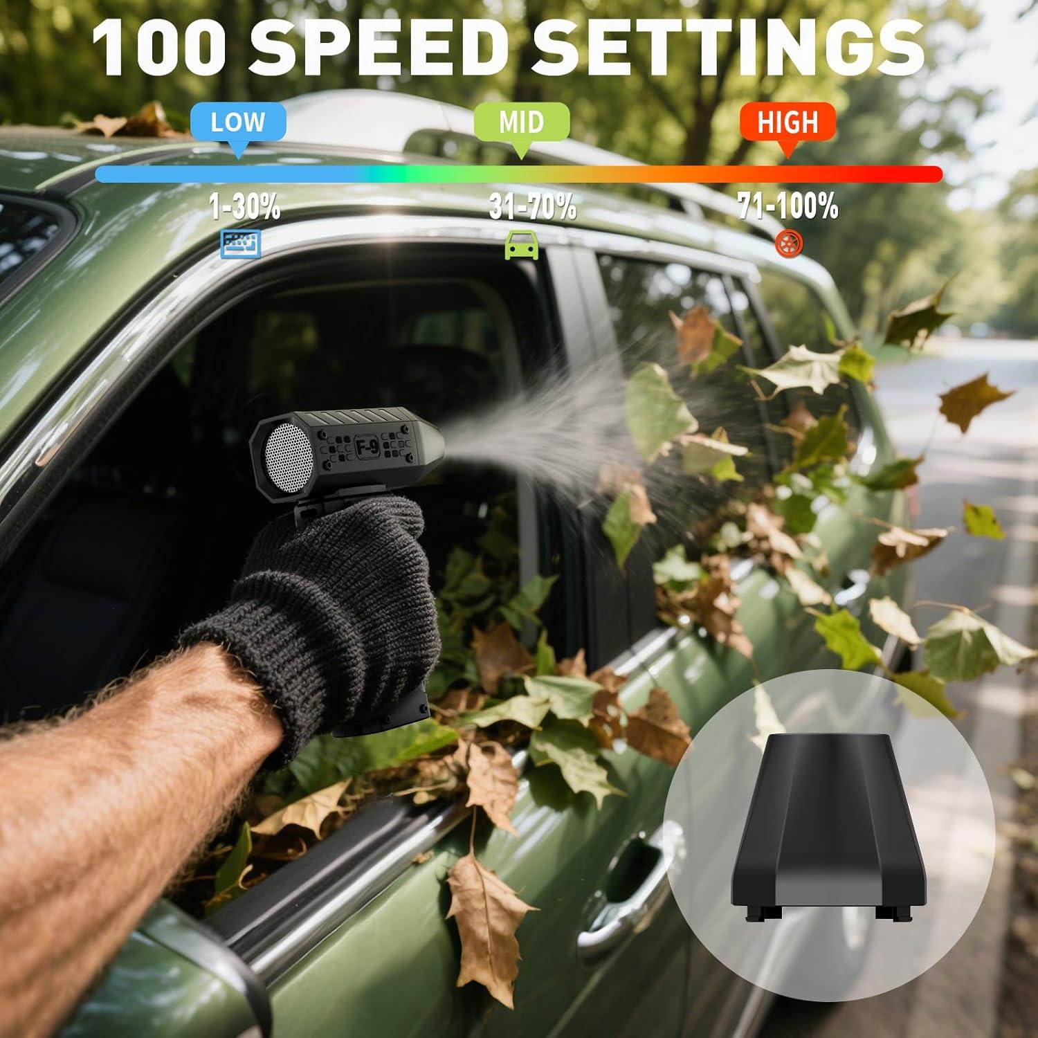 Soplador de Aire Eléctrico Inalámbrico Vynoblip 110,000 RPM