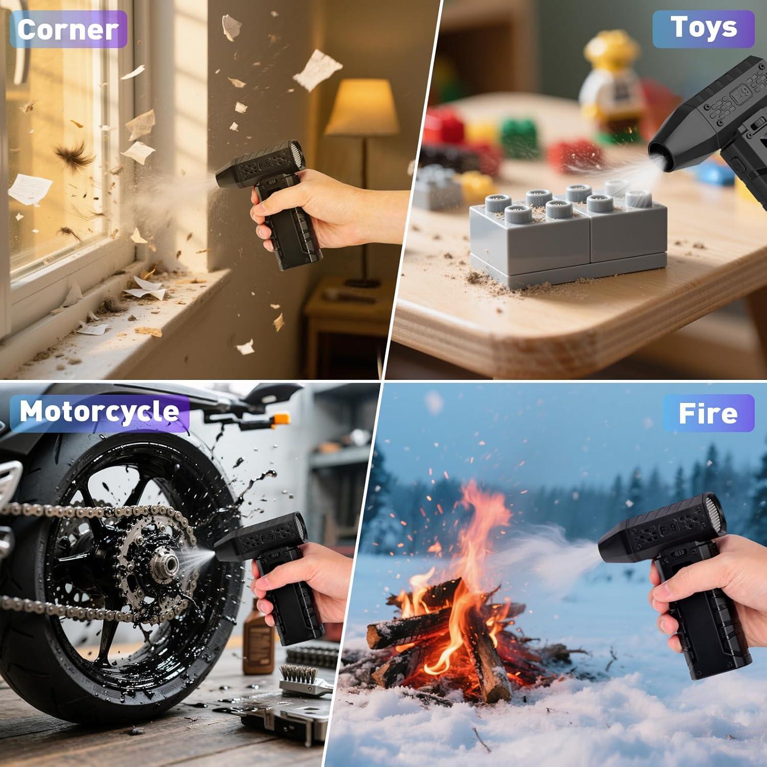 Soplador de Aire Eléctrico Inalámbrico Vynoblip 110,000 RPM