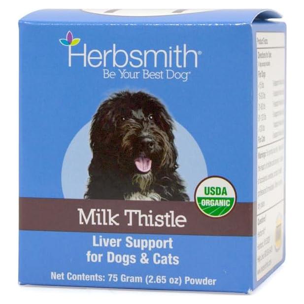 Suplemento Hepático Cardo Mariano Herbsmith 75g para Mascotas