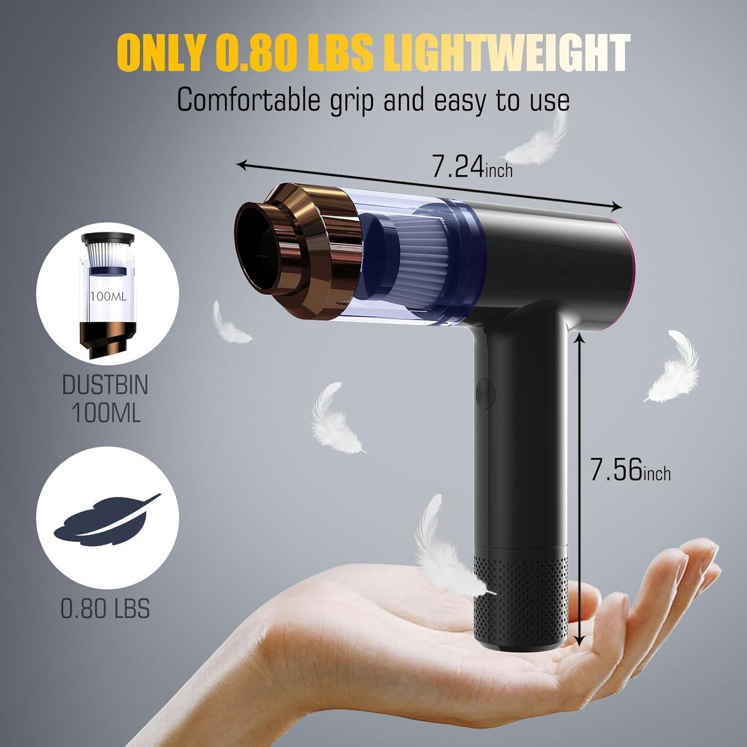 Aspiradora de Mano Inalámbrica Get Comfy GC-56 4 en 1