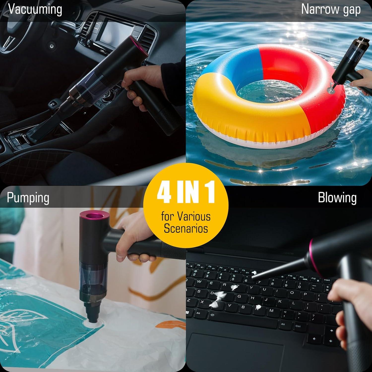 Aspiradora de Mano Inalámbrica Get Comfy GC-56 4 en 1