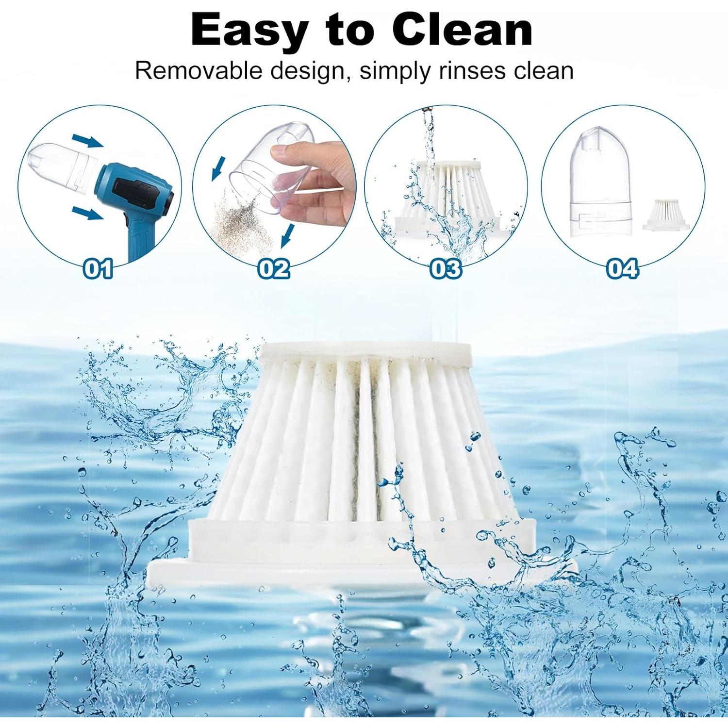 Aspiradora de Mano Inalámbrica Mulcort 16000PA 4 en 1