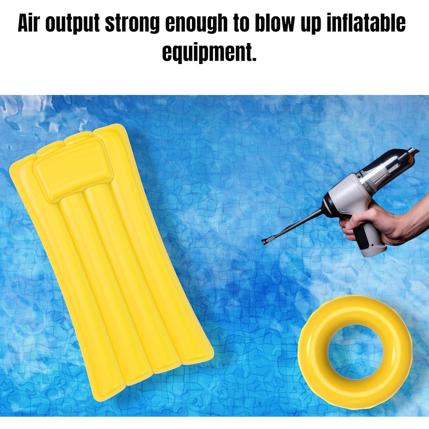 Aspiradora de Mano GajetNest GJ Plateado 2-en-1 HEPA 9000 PA