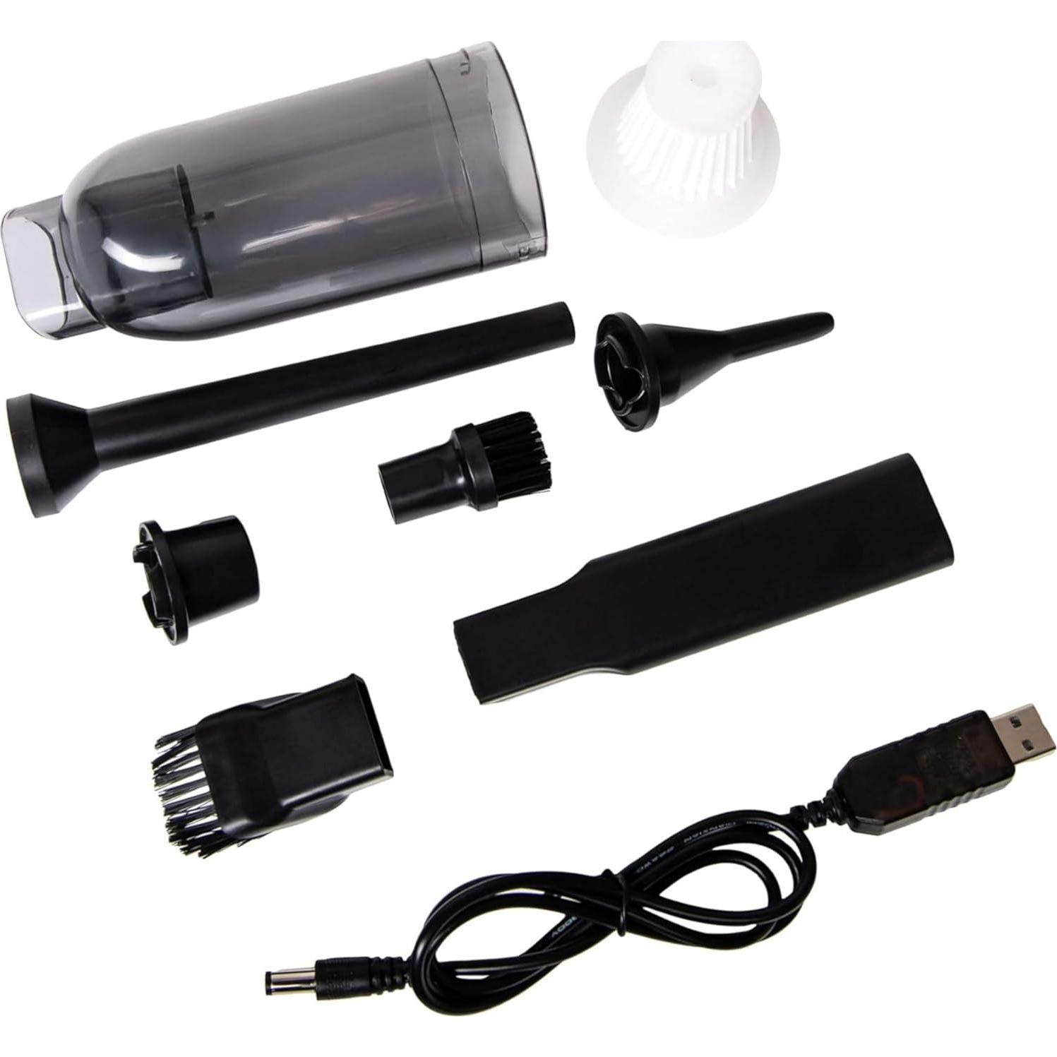 Aspiradora de Mano GajetNest GJ Plateado 2-en-1 HEPA 9000 PA