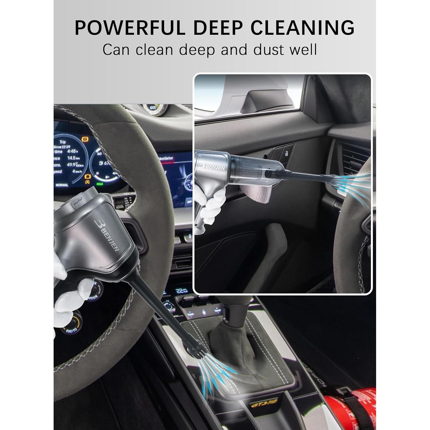 Aspiradora Portátil BENJEN 4 en 1 Inalámbrica 15000PA