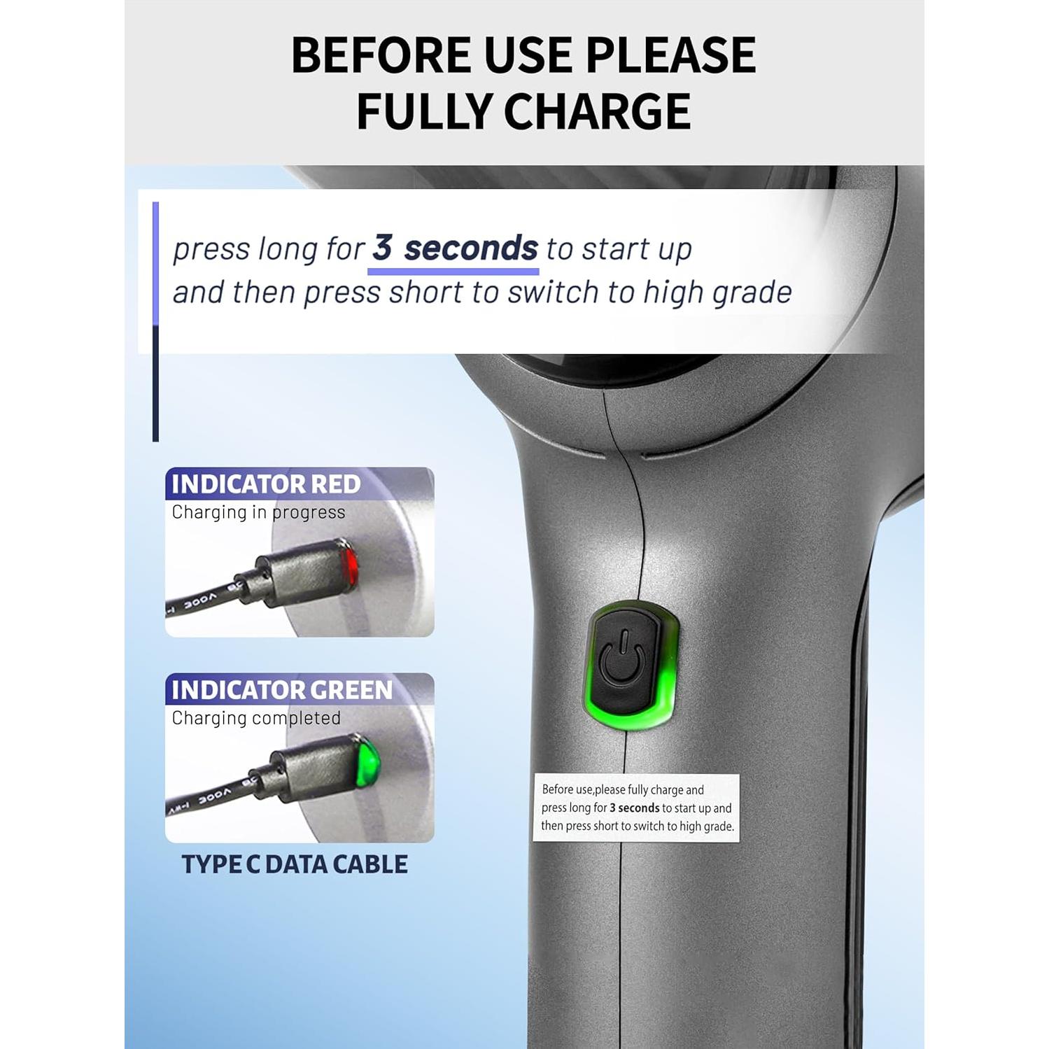 Aspiradora Portátil BENJEN 4 en 1 Inalámbrica 15000PA