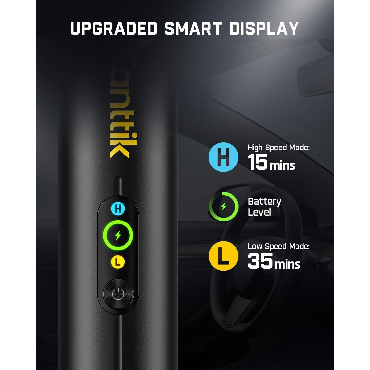 Aspiradora de Coche Inalámbrica Fanttik Slim V10 Mate 4 en 1