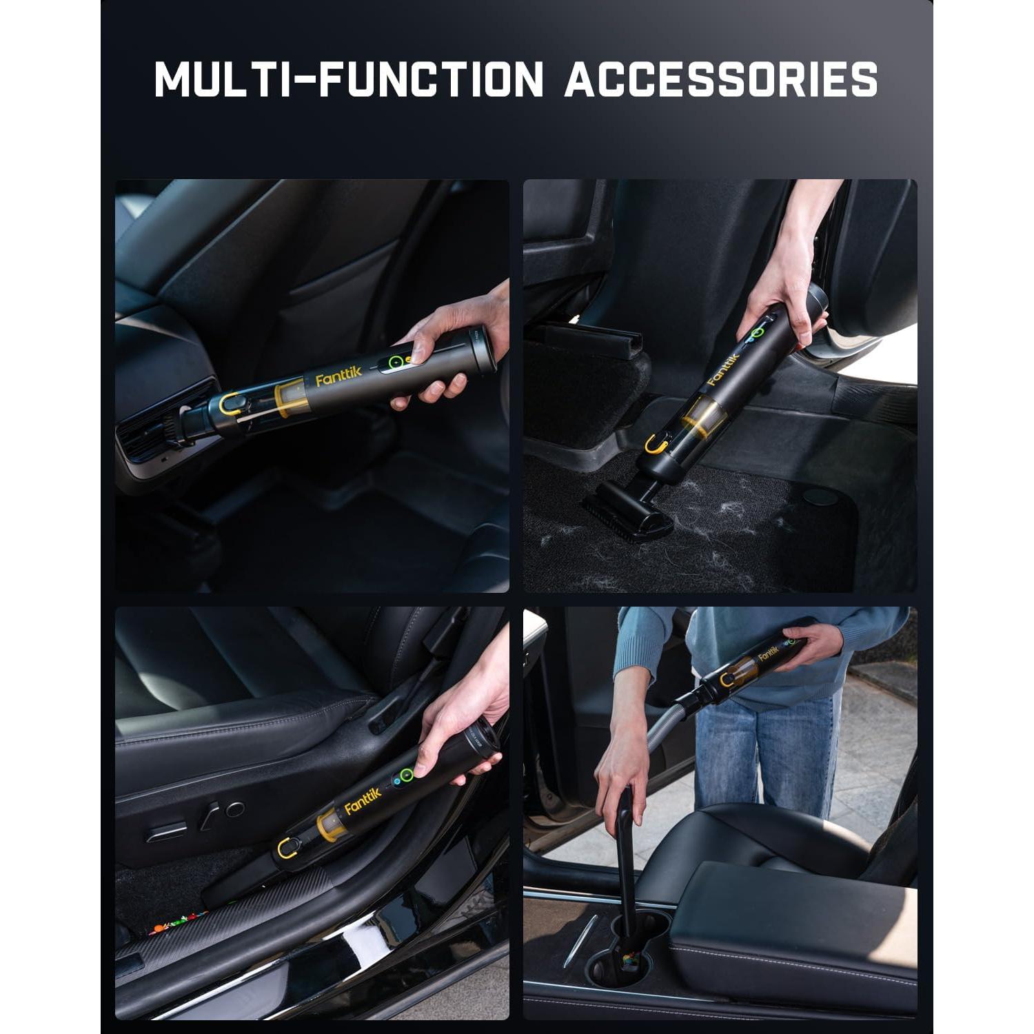 Aspiradora de Coche Inalámbrica Fanttik Slim V10 Mate 4 en 1