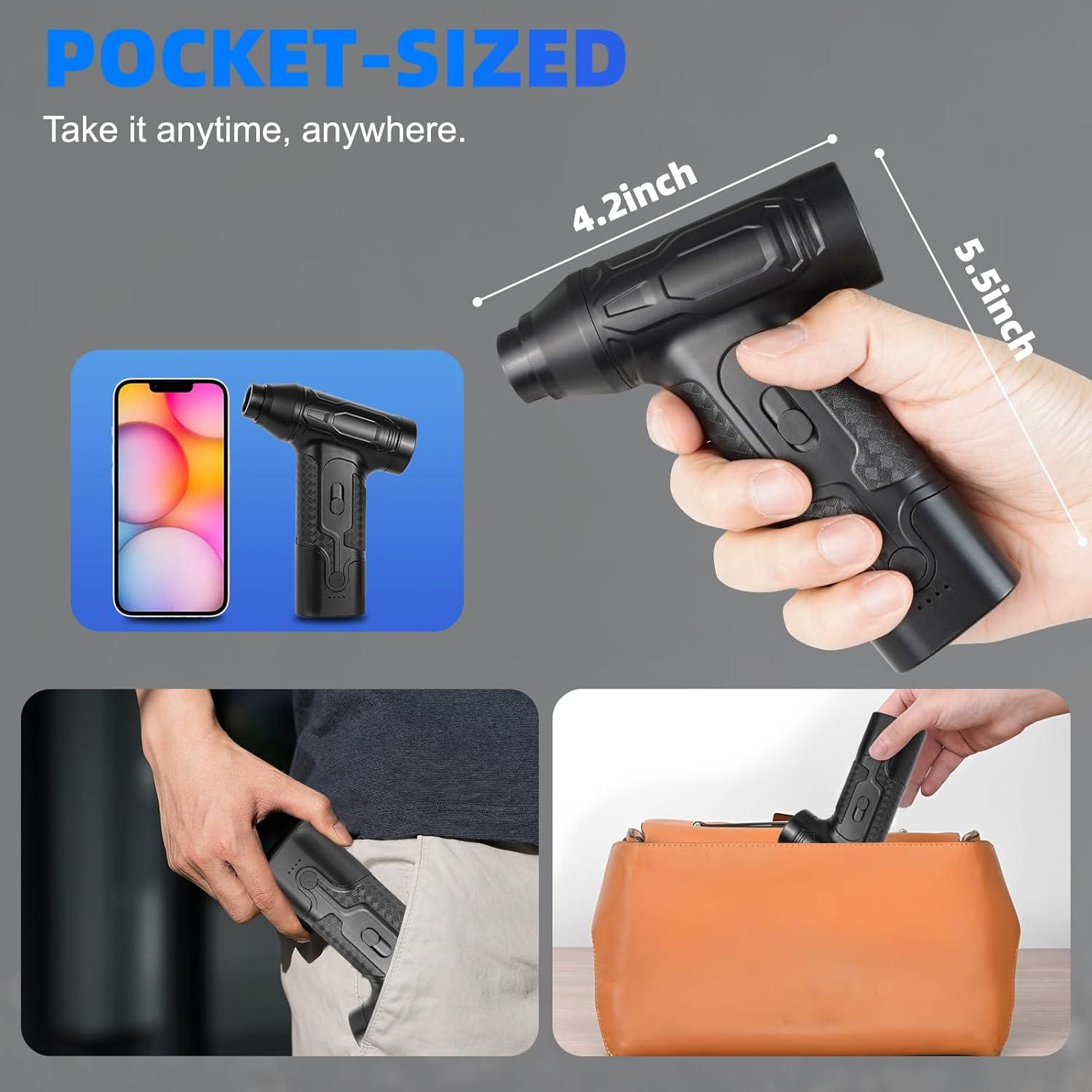 Soplador de Aire Comprimido GOSALISU 300000RPM Inalámbrico