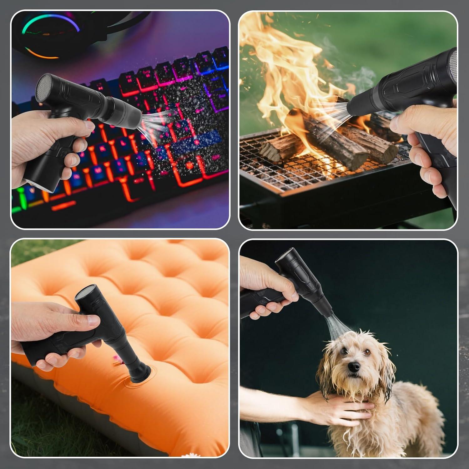 Soplador de Aire Comprimido GOSALISU 300000RPM Inalámbrico