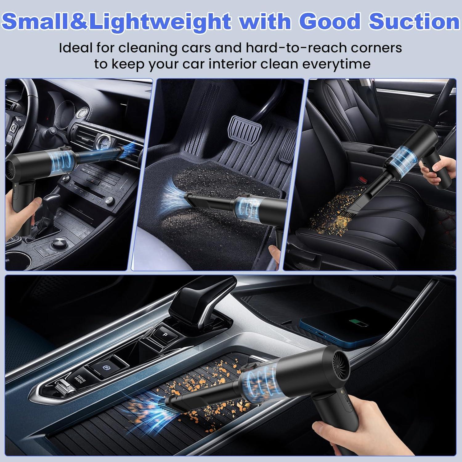 Aspiradora de Coche JYNSROU S2 Portátil 16000PA Sin Cable