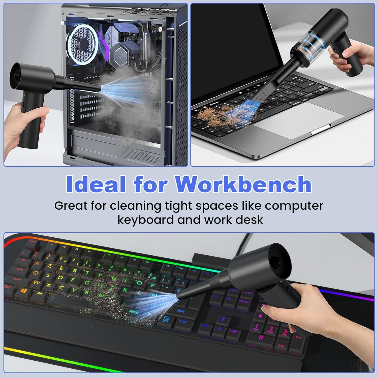 Aspiradora de Coche JYNSROU S2 Portátil 16000PA Sin Cable