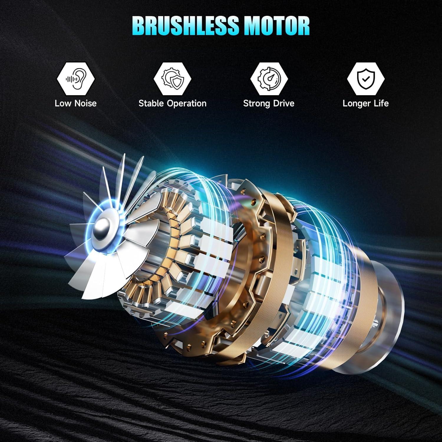 Soplador y Aspiradora Eléctrica ELECGO 150000 RPM 120W