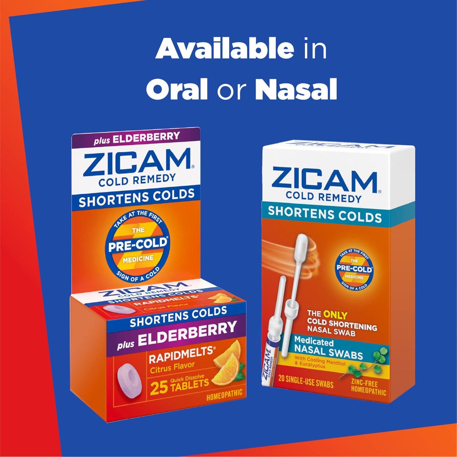 Zicam Remedio para el Resfriado Zinc Rapidmelts Cereza 18 Tabletas