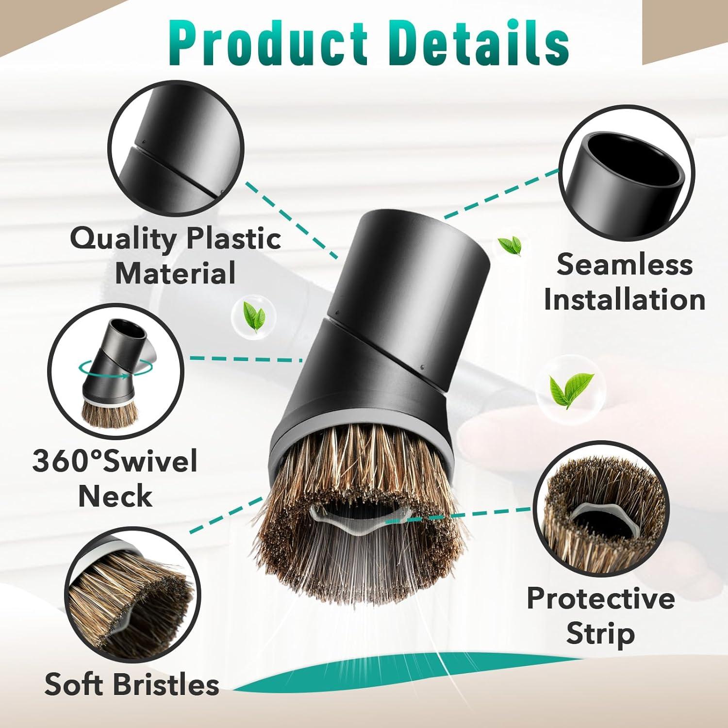 Cepillo de Polvo Giratorio 35mm Gfdoso para Aspiradora Miele