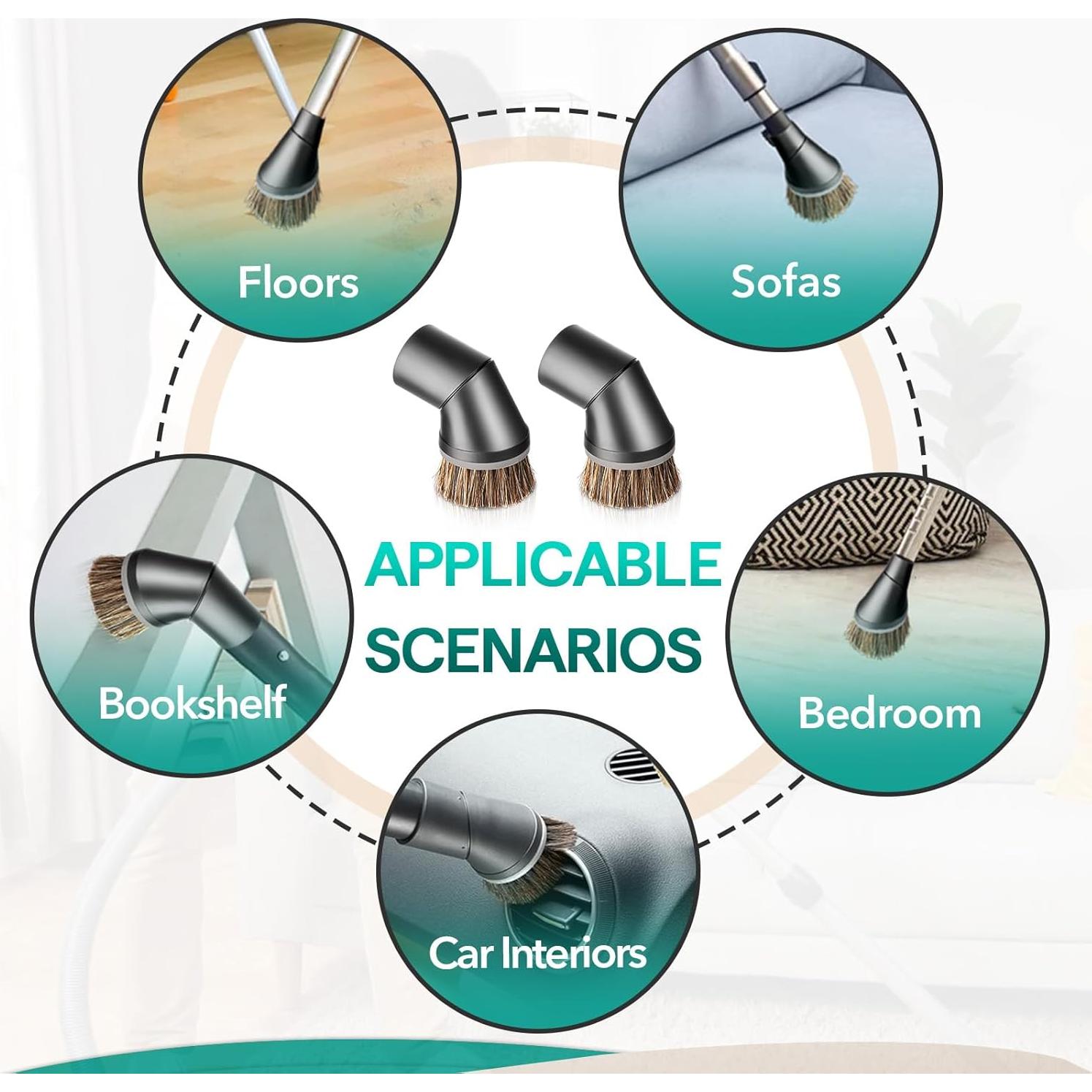 Cepillo de Polvo Giratorio 35mm Gfdoso para Aspiradora Miele