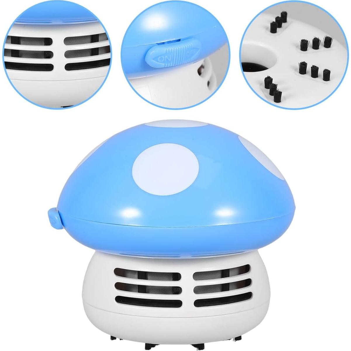 Aspirador de Mesa Portátil FAVOMOTO Hongo Azul 60W