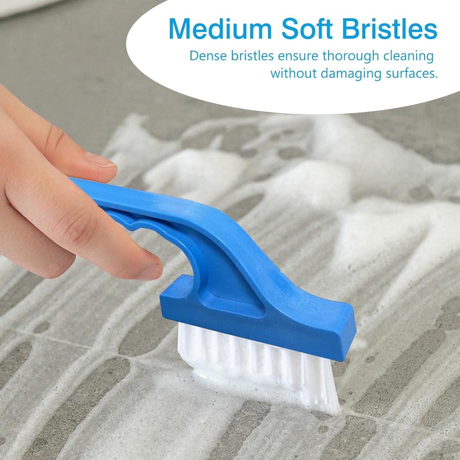 Juego de Cepillos de Limpieza de Rieles de Ventana Jaasuee - 2 Unidades Ergonómicas