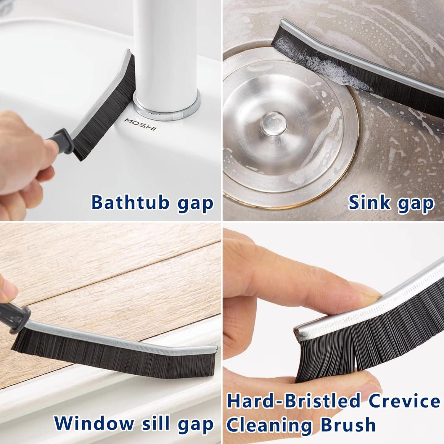 12 Cepillos de Limpieza de Ranuras CRAFNEW - Multiusos para Baño y Cocina