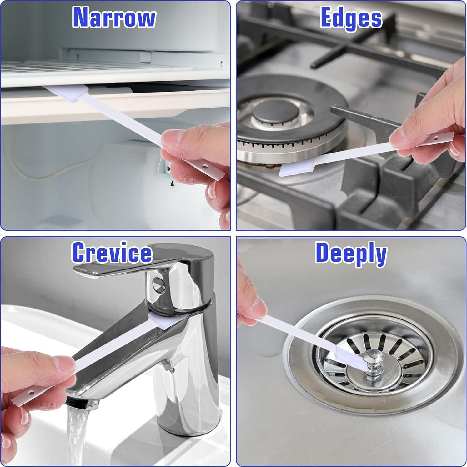 40 Cepillos de Limpieza Desechables HaiFafafaing - Blanco