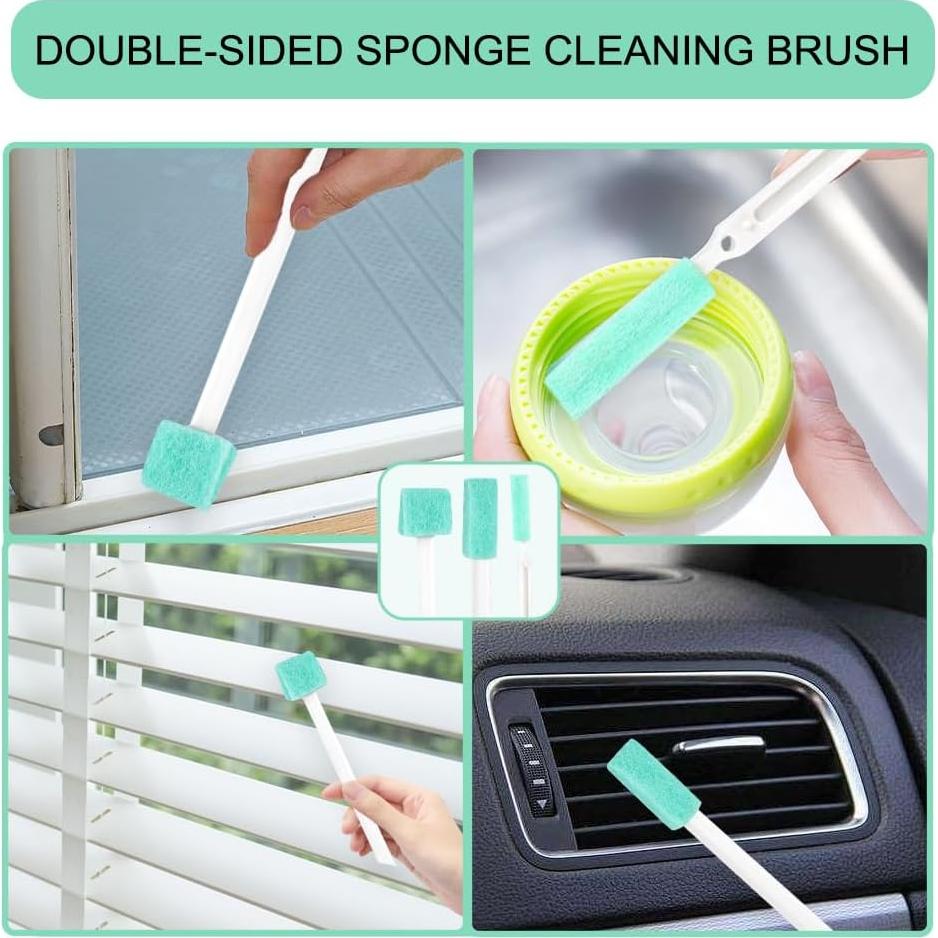 Juego de 8 Cepillos de Limpieza WSepascI para Espacios Reducidos