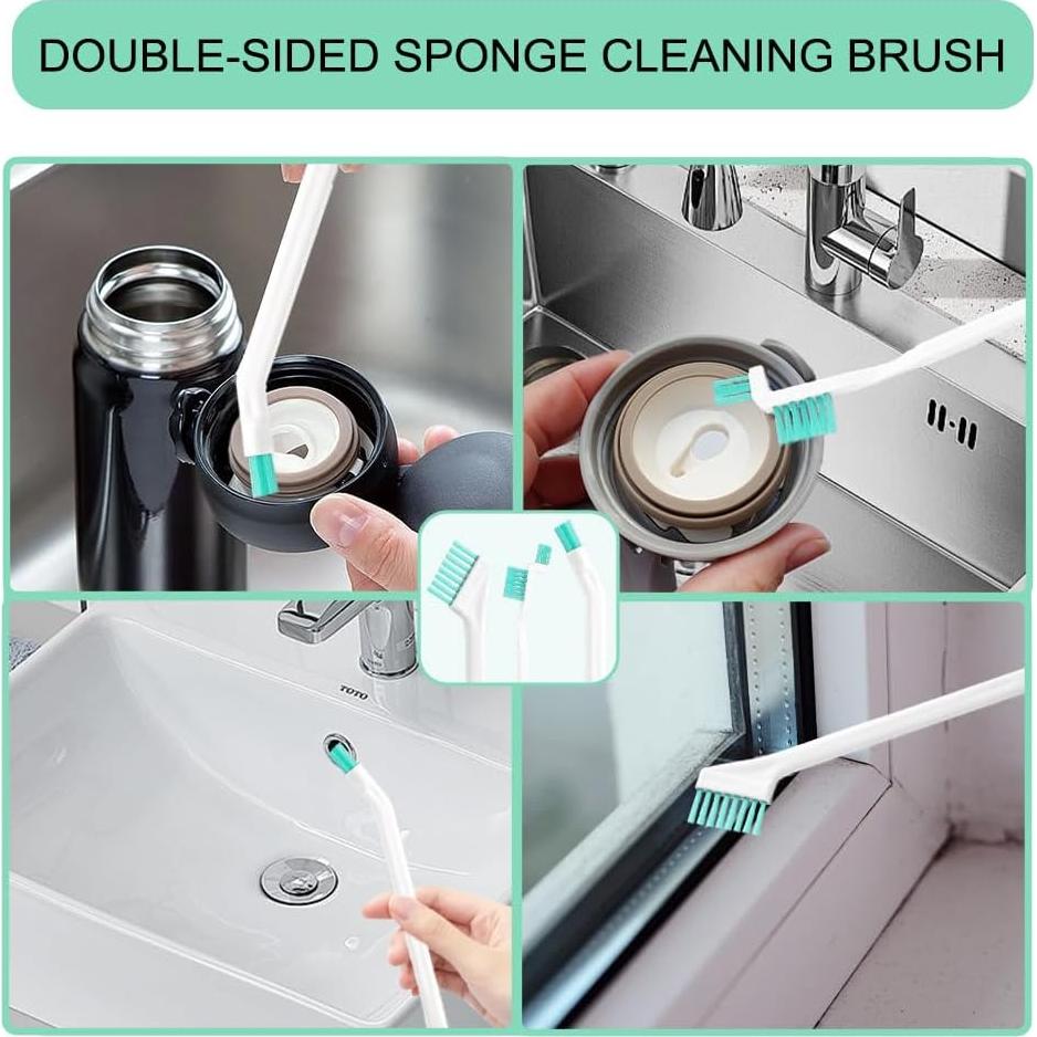 Juego de 8 Cepillos de Limpieza WSepascI para Espacios Reducidos