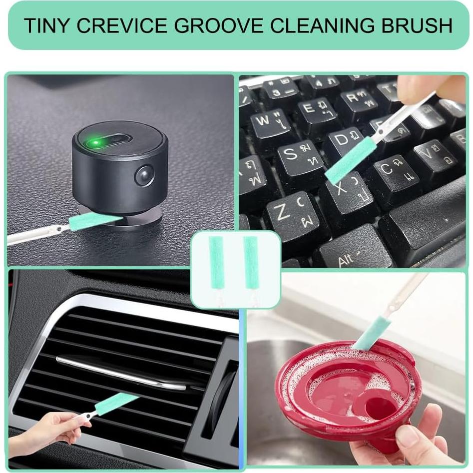 Juego de 8 Cepillos de Limpieza WSepascI para Espacios Reducidos