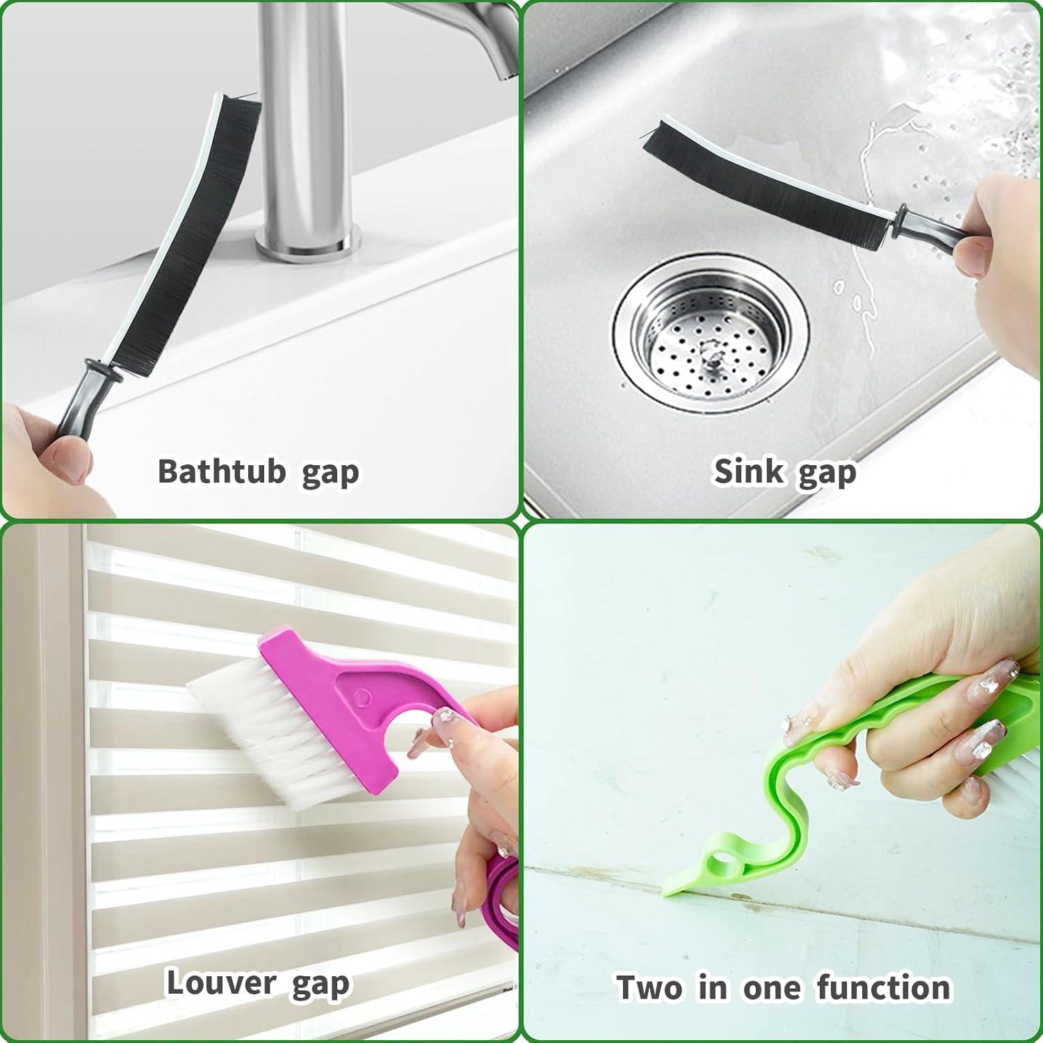 Juego de 12 Cepillos de Limpieza Maahongh - Multiusos y Ergonómico