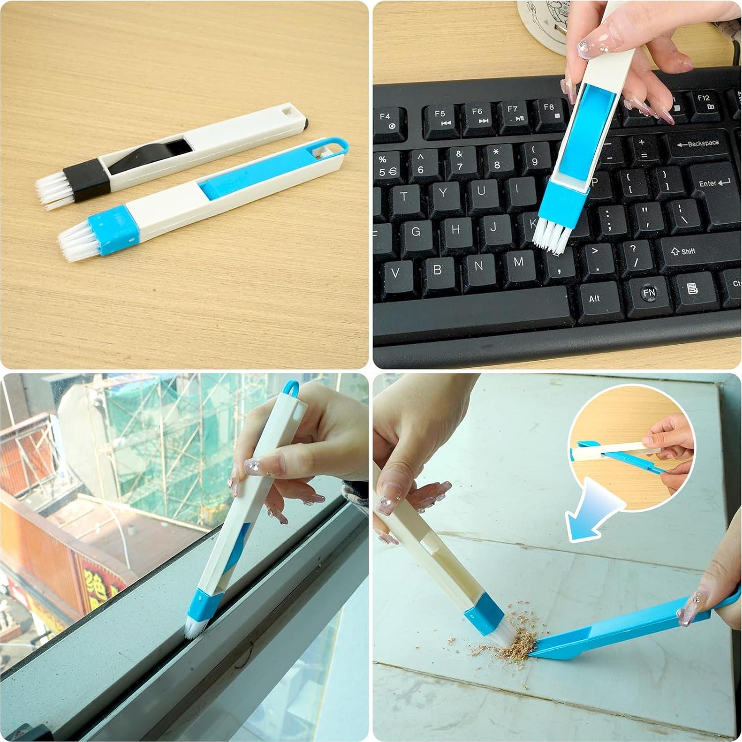 Juego de 12 Cepillos de Limpieza Maahongh - Multiusos y Ergonómico